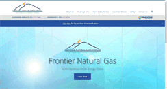 Desktop Screenshot of frontiernaturalgas.com